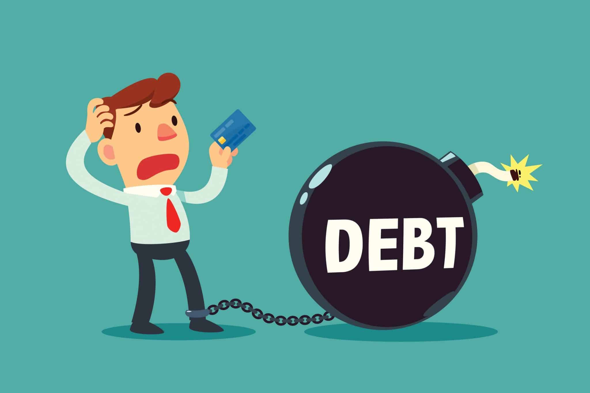 Credit card debt image