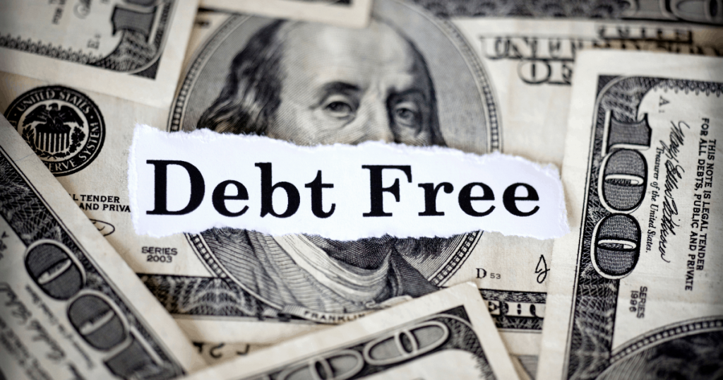 Debt Free tips webinar banner