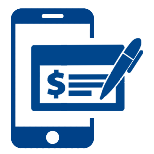 Deposit checks through your mobile app