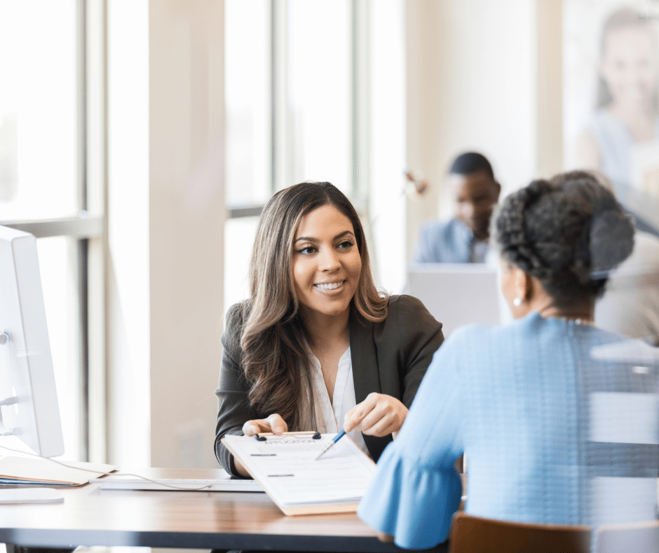 woman looking at the cellphone
